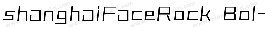 shanghaiFaceRock Bol字体转换